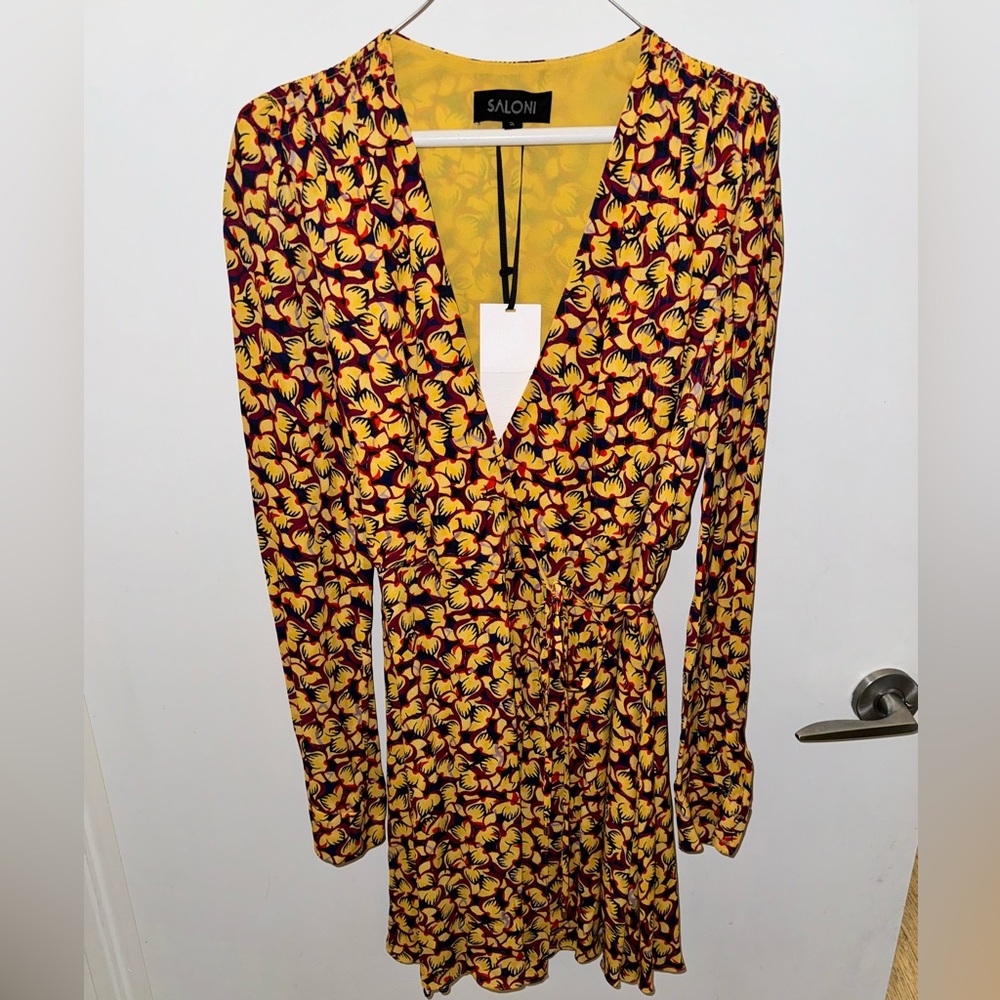 Saloni Lea wrap dress size 2